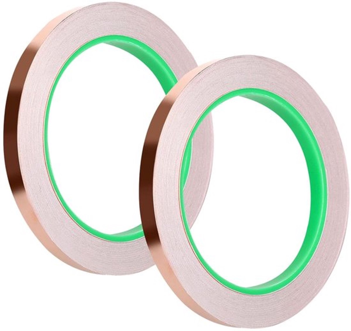 Koperfolietape voor Glas in Lood Ambachten - Zelfklevende Geleidende Stickers - Dubbelzijdig - EMI Afscherming