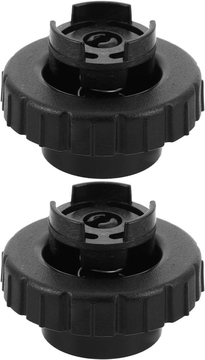 Reservoir Deksels - Stoomapparaat Deksel - Lekvrij Stomen - Naukeurige Afdichting - 4.5 cm - Zwart