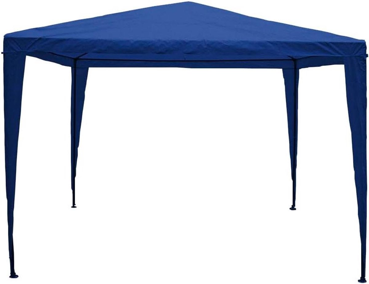 Pop Up Gazebo - Partytent Luifel - Buitenfeesten Organiseren - Waterbestendig Ontwerp - 3x3m - Blauw