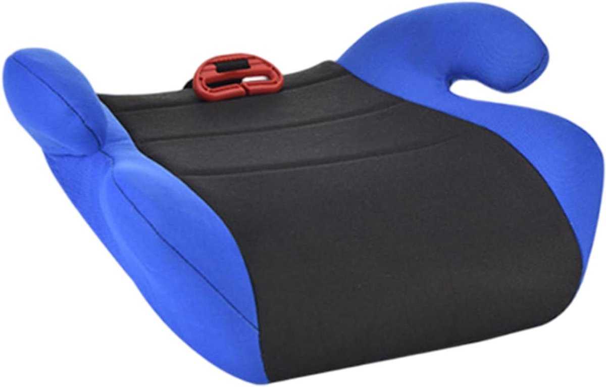 Kinder Booster Stoel - Zitverhoger Auto - Veilig Reizen - Brandvertragende Katoen - 36x34x16cm - Blauw