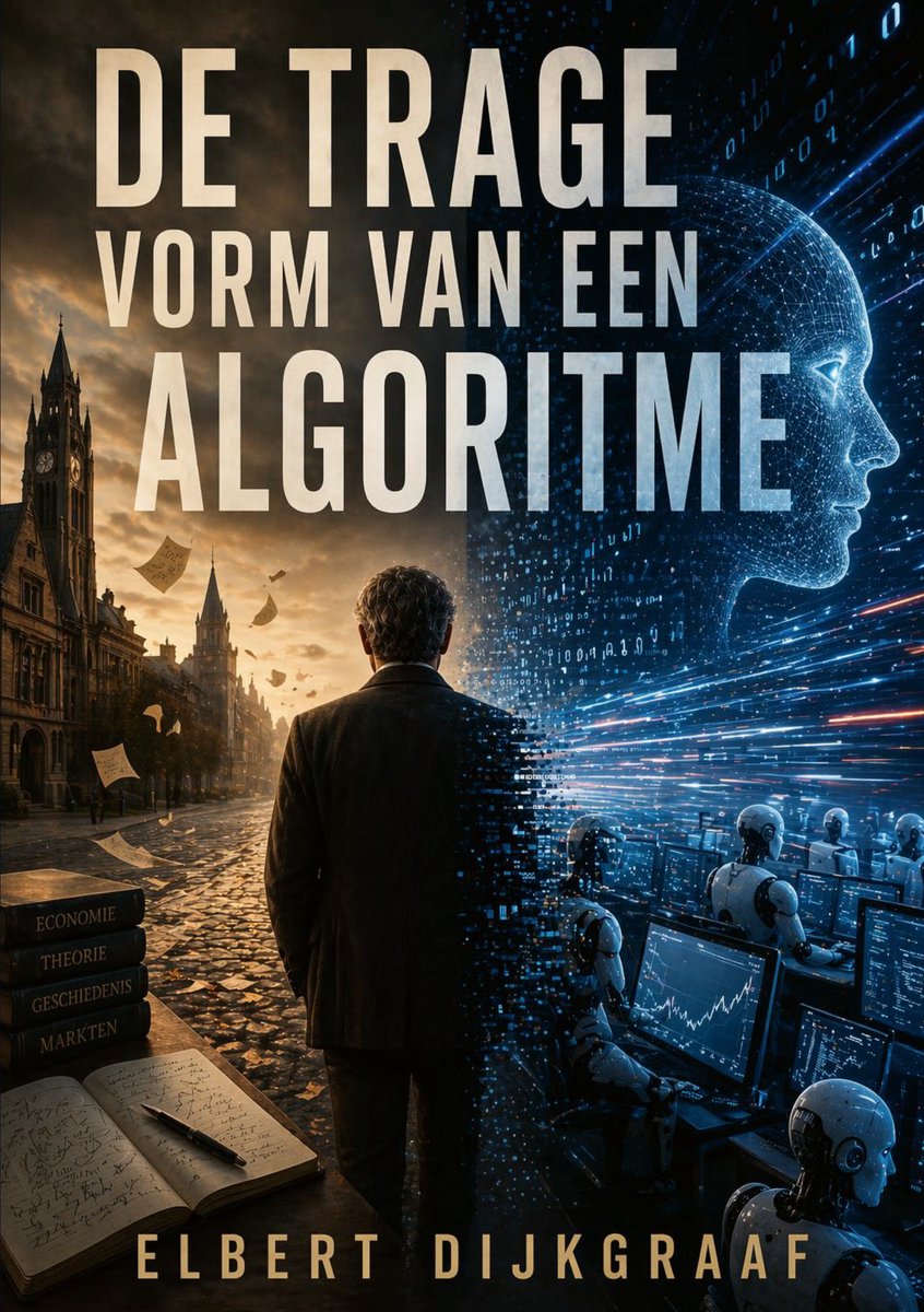 Omslag van De trage vorm van een algoritme