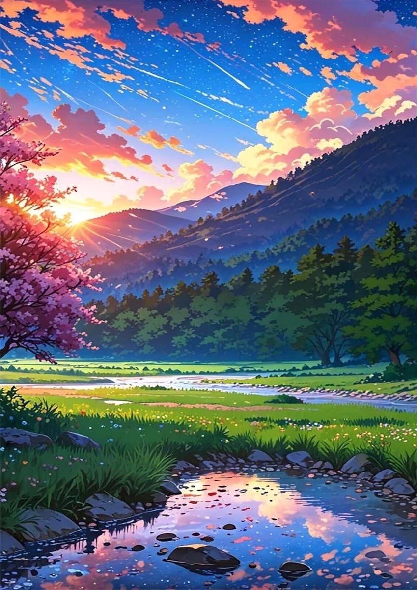 Legpuzzel 3000 stukjes - Landschap puzzel - Ontspannend tijdverdrijf - Inclusief poster - 122 x 81 cm - Zonsopgang