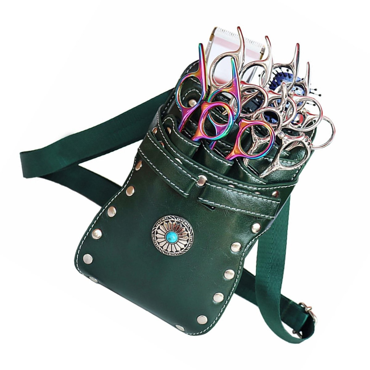Dailygoods - Retro Kappers Schaar Tas - Handige Schaar Holster voor Kappers
