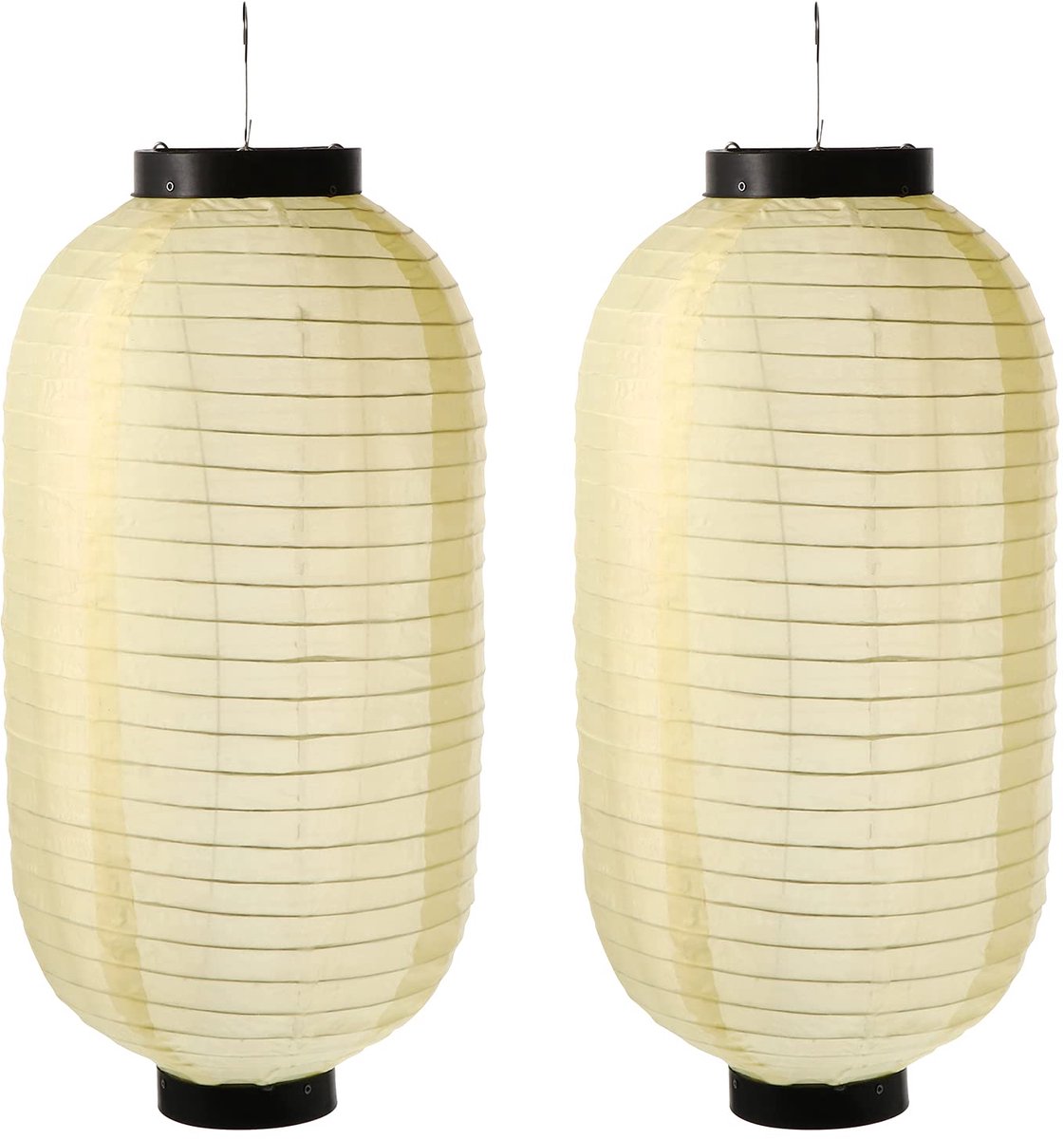 Dailygoods - 2 Stuks Japanse Zijde Lantaarns - Traditionele Hanglamp voor Decoratie