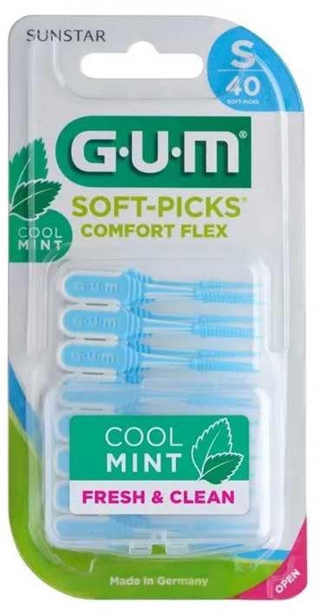 Dailygoods - Scovolino Soft Picks Comfort Flex Cool Mint Small, 40 Stuks