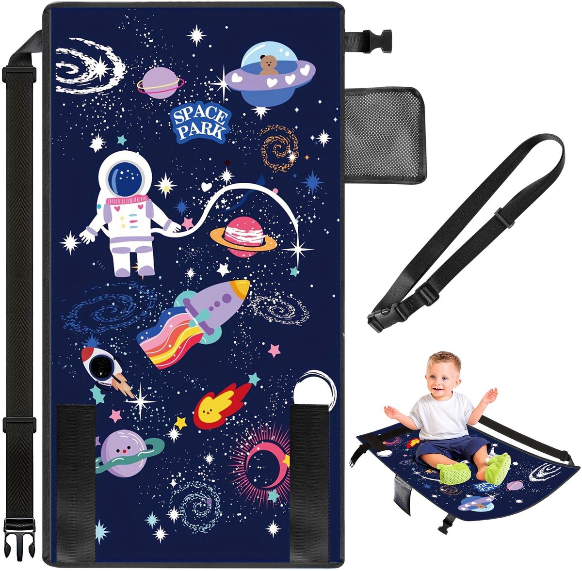 Dailygoods - Vliegtuigstoelverlenging voor Kinderen - Draagbare Voetensteun