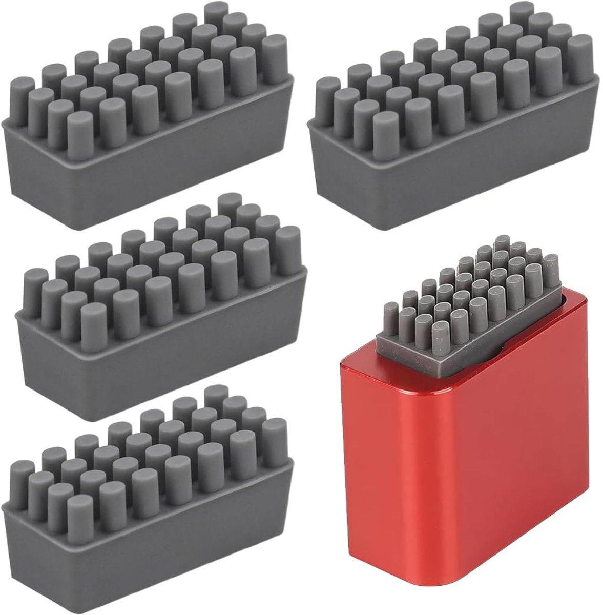Dailygoods - Bambu-Lab 3D Printer Siliconen Nozzle Borstels - Reinigingsset voor 3D-printers