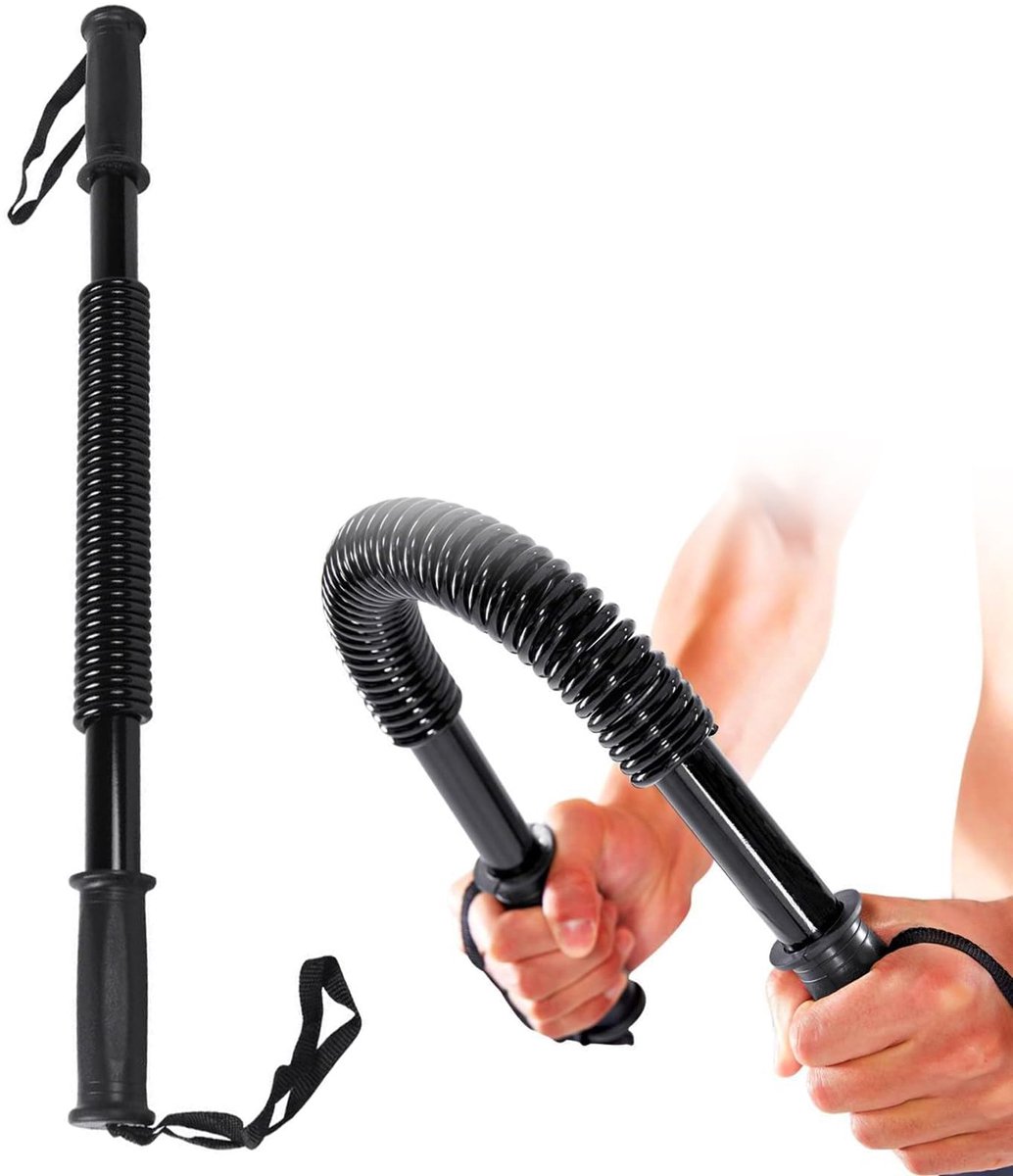 Dailygoods - Power Twister Bar voor Krachttraining Bovenlichaam - 50kg Weerstand
