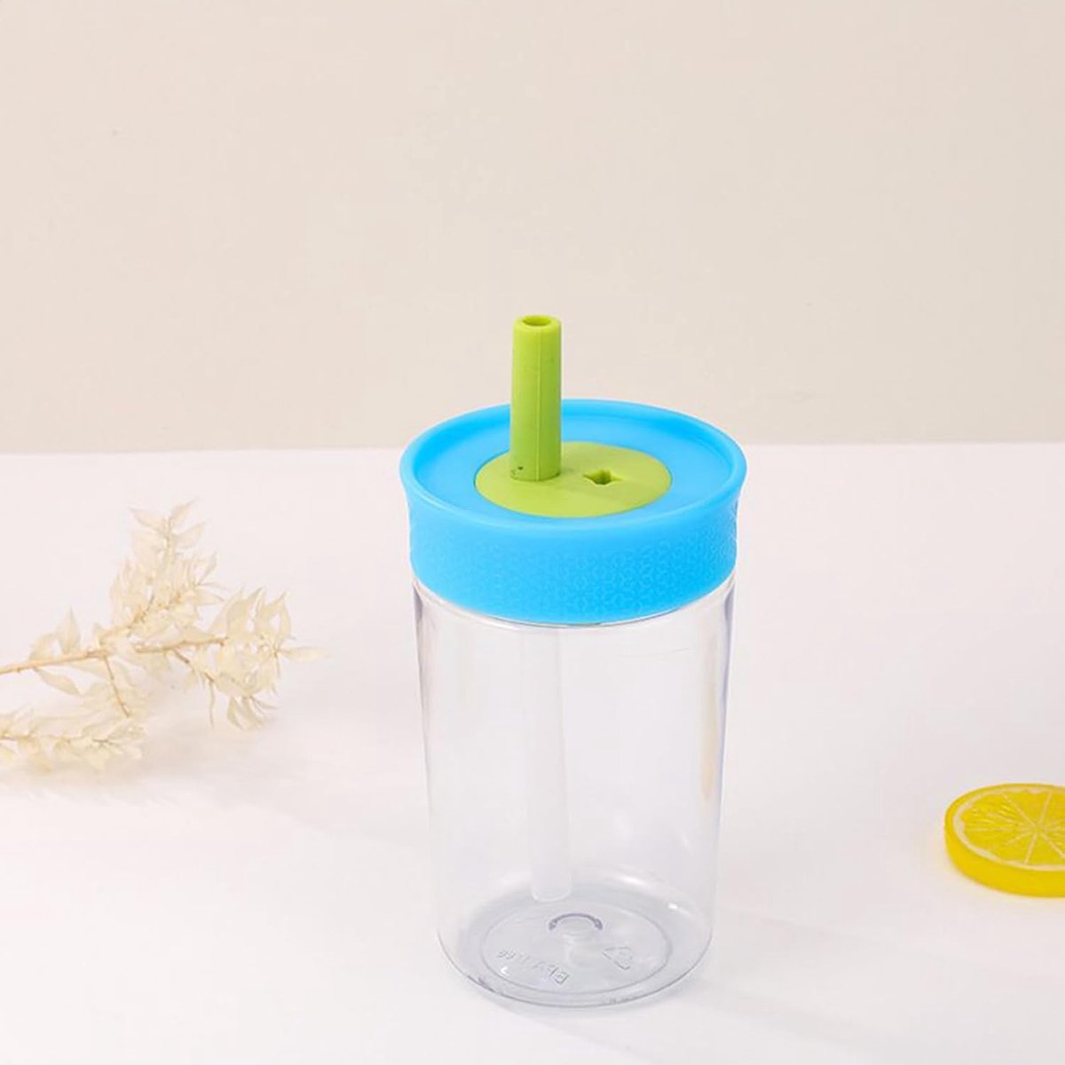 Peuter Drinkbekers - Kinderfles Tuitbeker - Onderweg Hydrateren - Schokbestendig Ontwerp - 88 cm - Luchtblauw