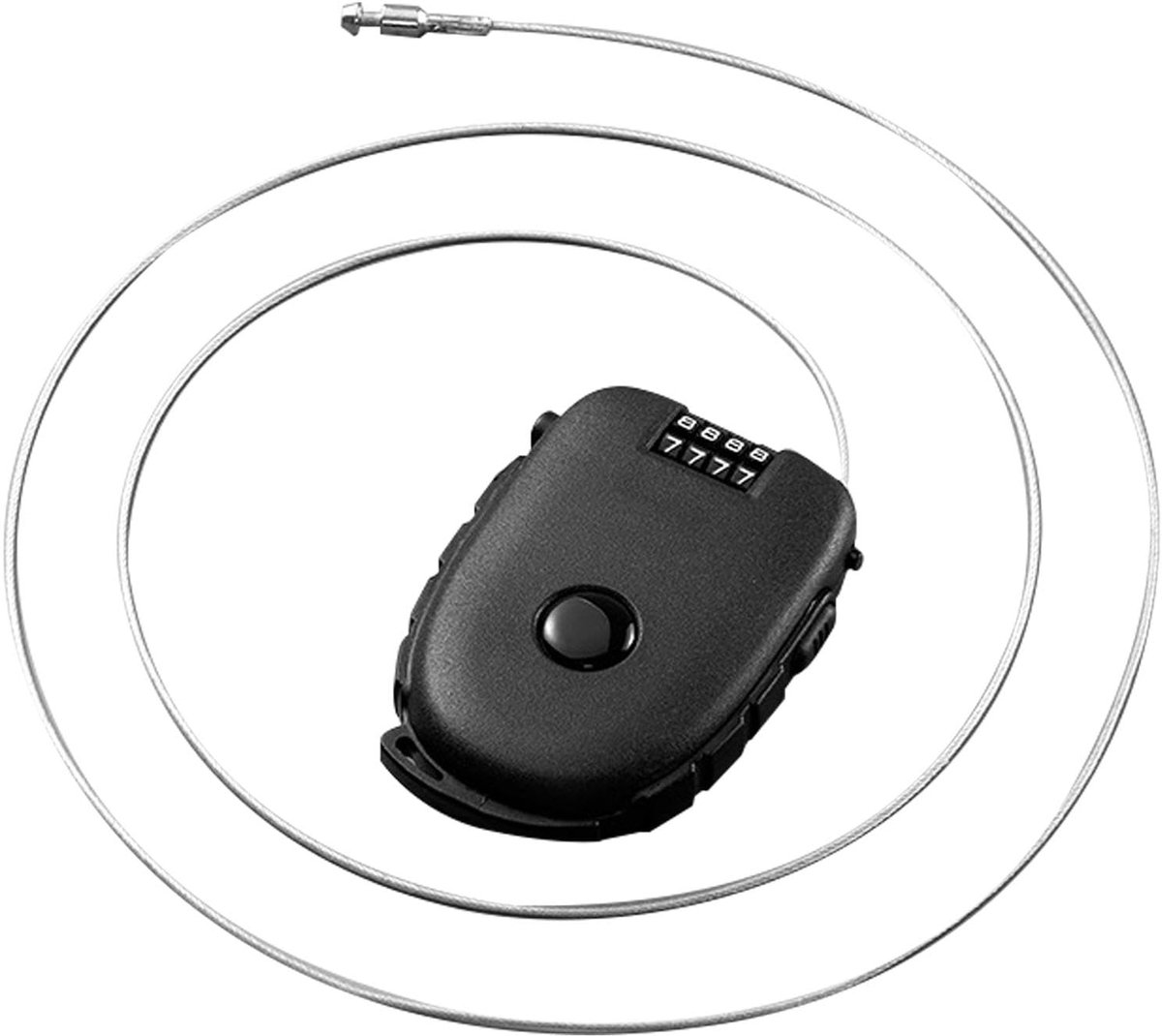 Dailygoods - Kabelslot met 130 cm Kabel en Individuele Cijferslot - Ideaal voor Fietsen en Scooter
