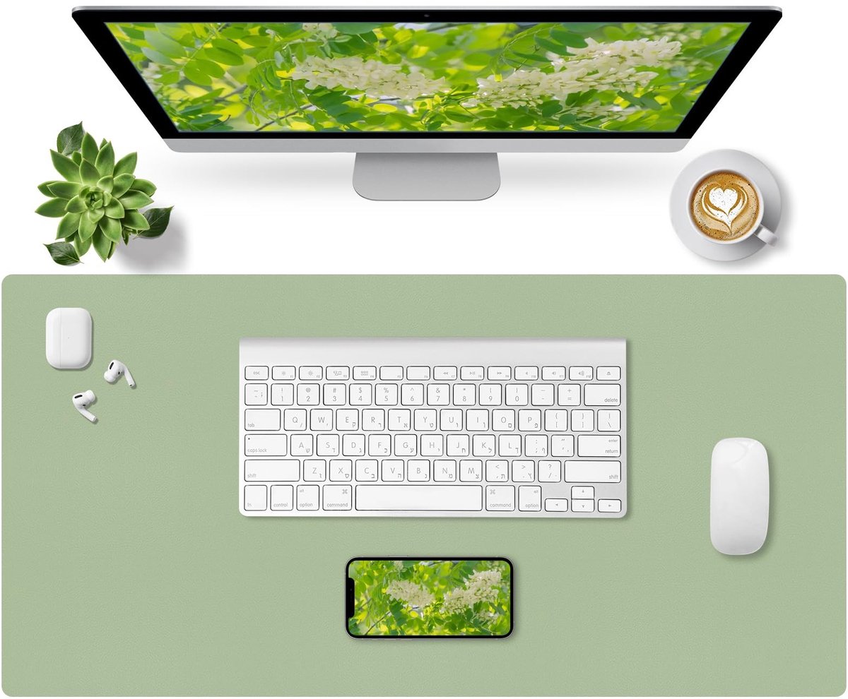 Dailygoods - Desk Pad Matcha Groen 80x40 cm