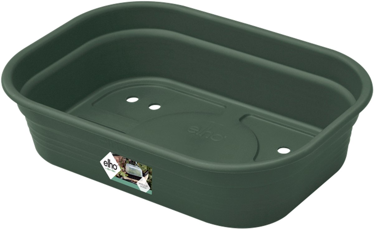 Elho Green Basics Kweektray 24 - Binnen en Buiten - Kweken en Oogsten - Ø 24.0 x H 6.0 cm - Blad groen