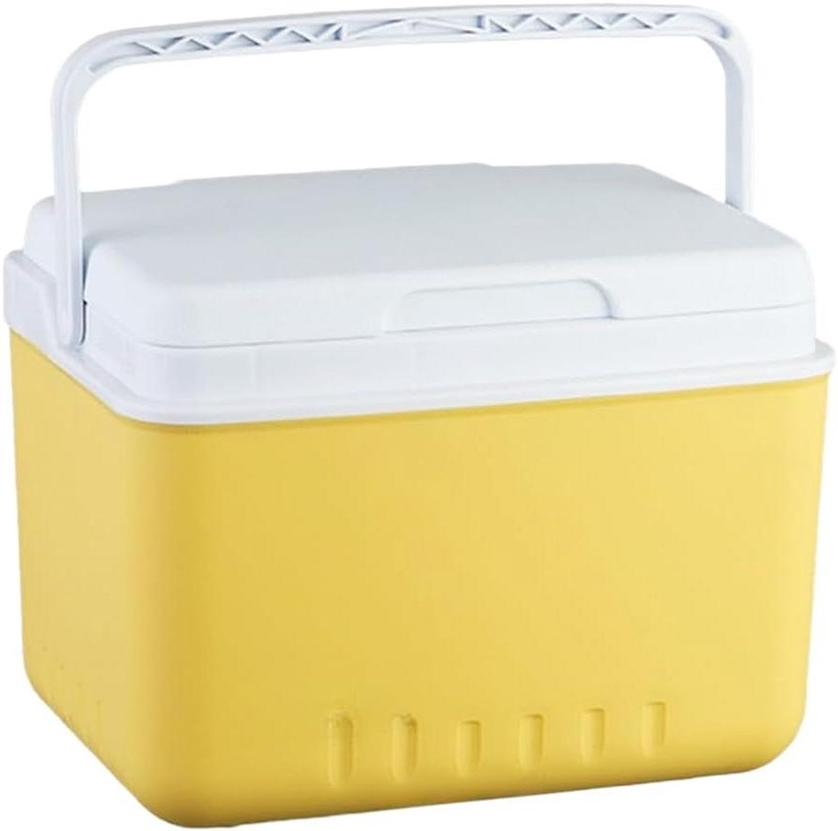 Geïsoleerde Koelbox - Kampeer Koelbox Picknickbox - Buitenactiviteiten Opslag - 24-uurs Temperatuurregeling - 6L en 15L - Geel