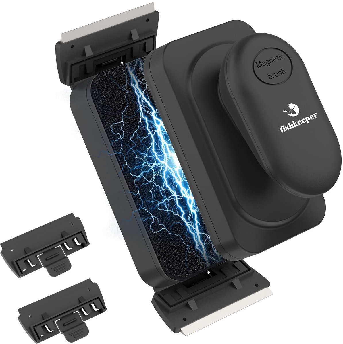 SnelShoppen - Double-side Aquarium Magnetische Ruitenreiniger (S) voor Dikken ≤ 6 mm - Ideaal voor Onderhoud en Schoonmaak van Aquaria, Ruiten, Kleur: