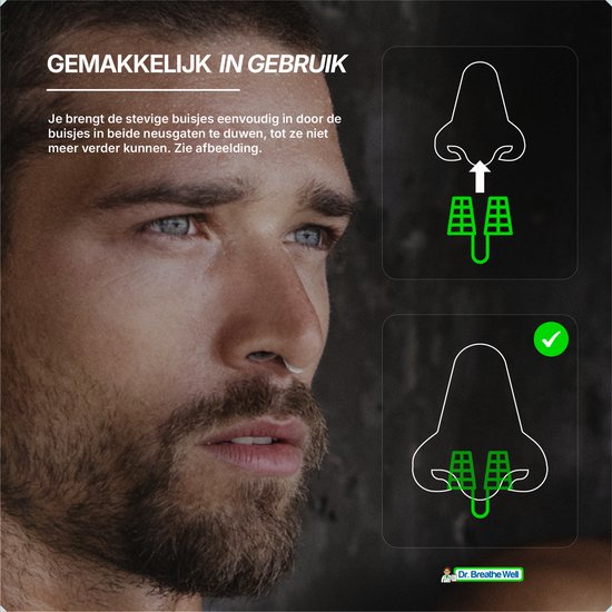 Dr. Breathe Well ™ - Compleet 4 in 1 Anti Snurk Neusspreider Pakket - 30x Neuspleisters medium/large - 4x Zachte neusspreiders - 4x Stevige neusspreiders - 1x Neusklem met magneet - Simply the right choice!