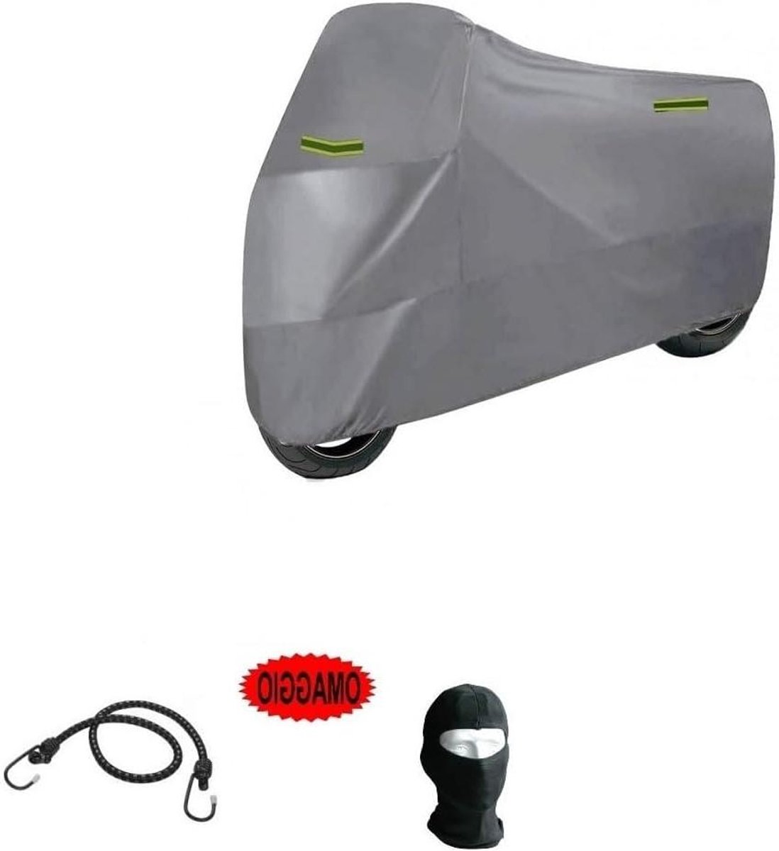 Motorhoes - Scooterhoes Universeel - Motor Beschermen - Waterdicht Ademend Pluche - 296 x 105 x 127 cm - Zwart