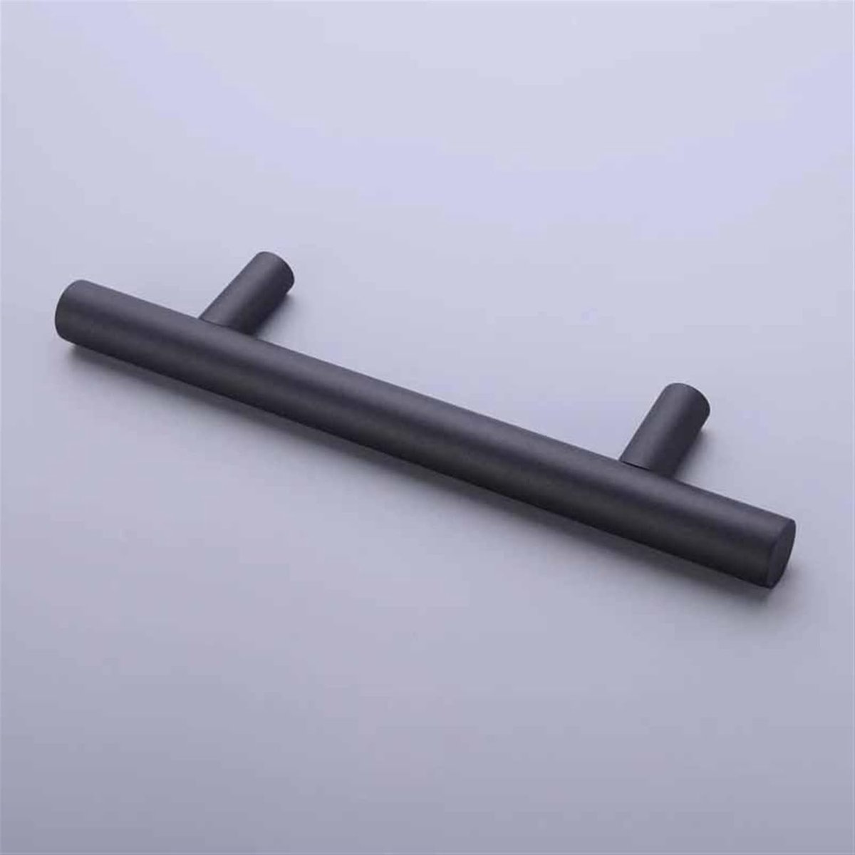 Schuifdeurbeslag Set - Glijdende Deur Hardware - Deuren Monteren - Roestbestendig Materiaal - 305 mm Lengte - Zwart
