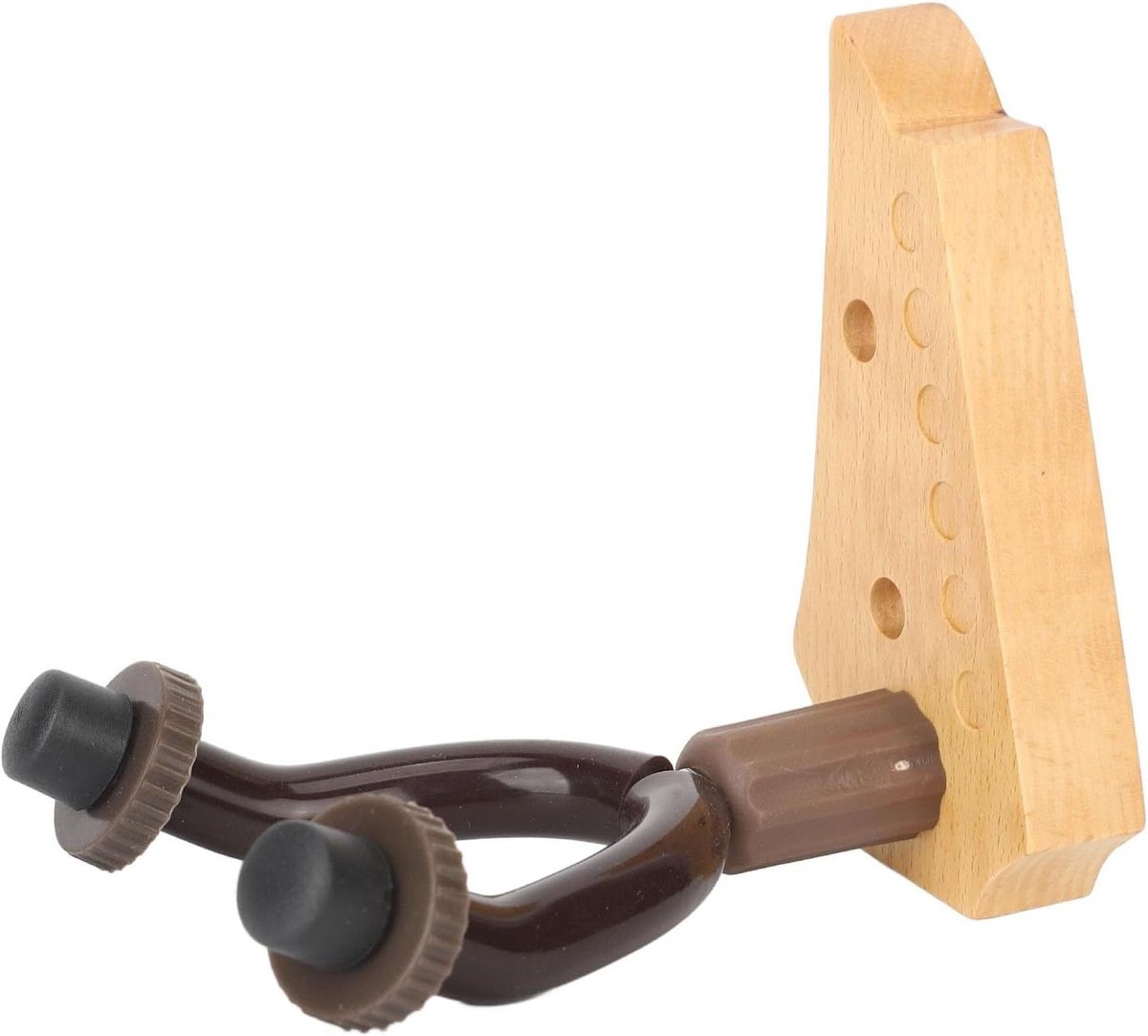 Gitaar Muurbeugel - Gitaarhanger Gitaarstandaard - Instrumenten Opbergen - U-vormige Bescherming - 15 x 10 x 4 cm - Houtkleur