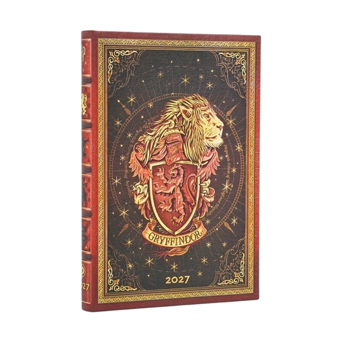 2027 Gryffindor Diary (harry Potter Collection) Mini 12-month Hardcover Dayplanner (elastic Band Closure) Horizontal