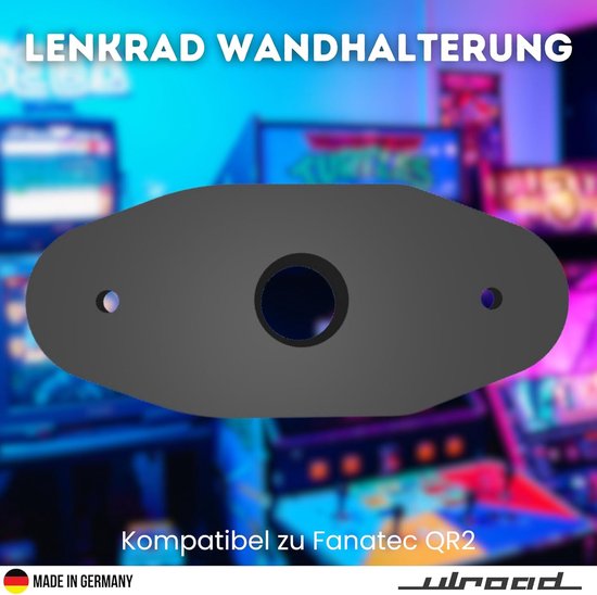 Wandhouder Stuurwielhouder - Stuurhouder QR2 - Gaming Setup Organiseren - Perfecte Pasvorm - 11 x 64 x 39 cm - Zwart — afbeelding 3
