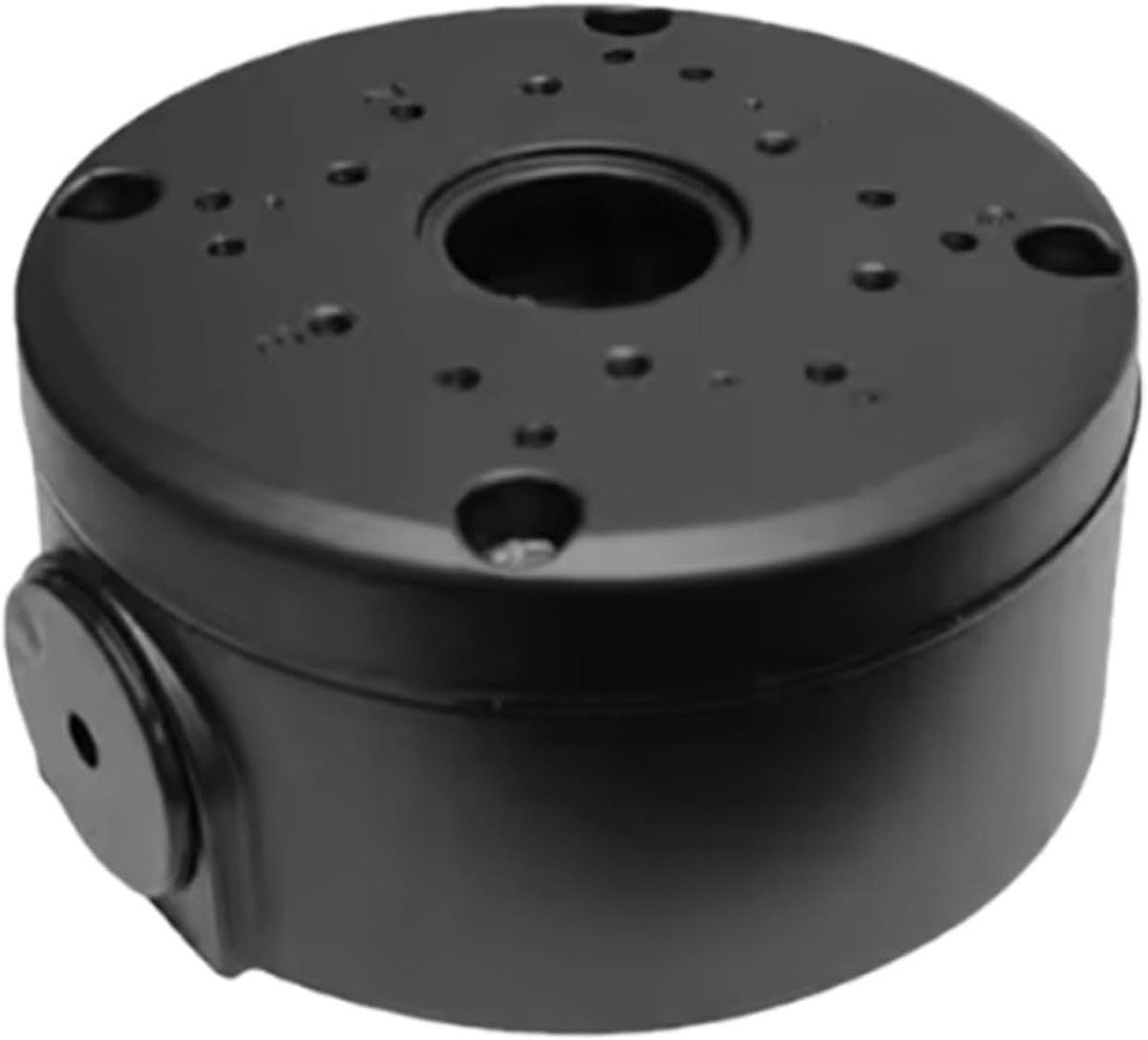 Aansluitdoos Camera - Kabelbox Domehouder - Kabel Beheer - Waterdicht Ontwerp - 12 cm - Zwart