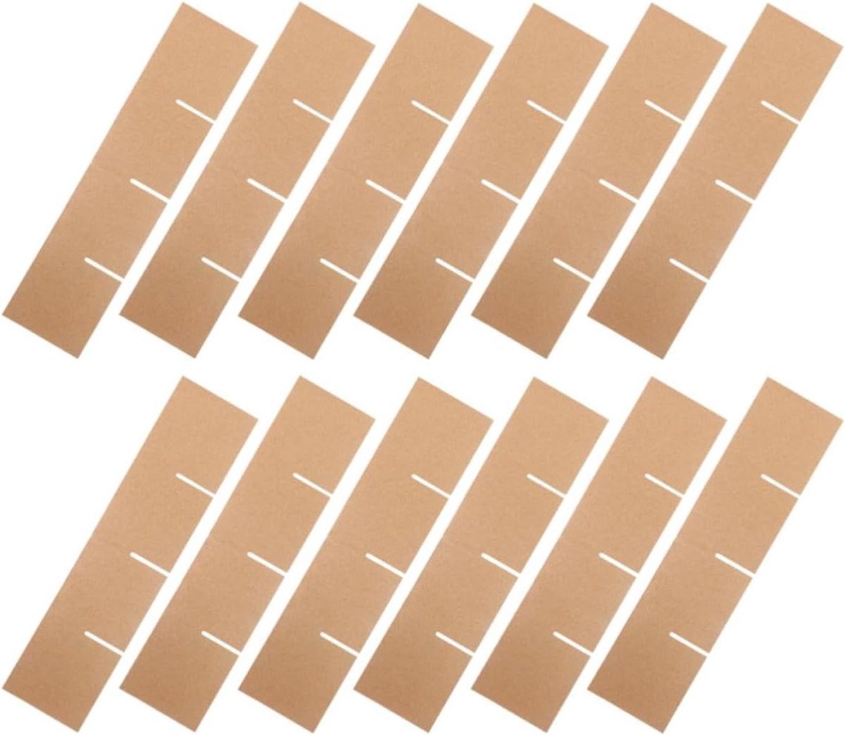 Kartonnen Doosverdelers - Verhuisdozen Tussenschotten - Items Beschermen - Eenvoudig te Installeren - 33.5 cm - Khaki