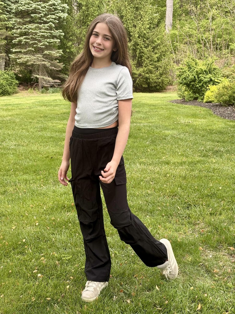 SnelShoppen - JiAmy Trainingspak Meisjes - Geribbelde Casual Tops Korte Mouwen - Trendy Cargobroek met Zakken - Kledingset voor Tweens 7-14 Jaar - Zwa