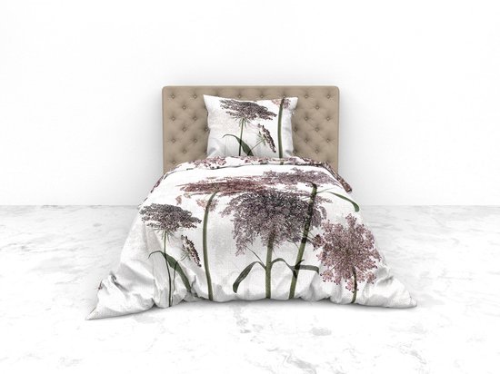 Heckettlane Adel Dekbedovertrek - Lits-jumeaux - Katoensatijn - 260x200-220cm - Off-White van Heckettlane — afbeelding 3