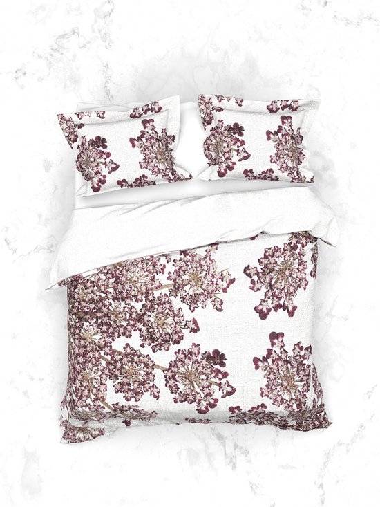 Heckettlane Adel Dekbedovertrek - Lits-jumeaux - Katoensatijn - 260x200-220cm - Off-White van Heckettlane — afbeelding 5