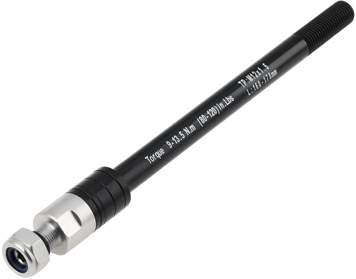 Dailygoods - 12 mm Fietskar Steekas - Verstelbaar van 160-178 mm voor Mountainbikes en Racefietsen
