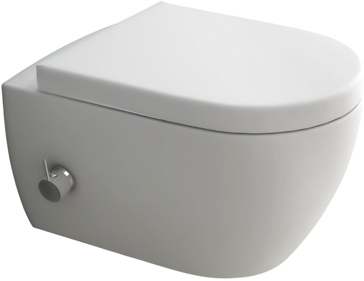 Dailygoods - Spoelrandloos Hangtoilet - Met Ingebouwde Eenhendelkraan