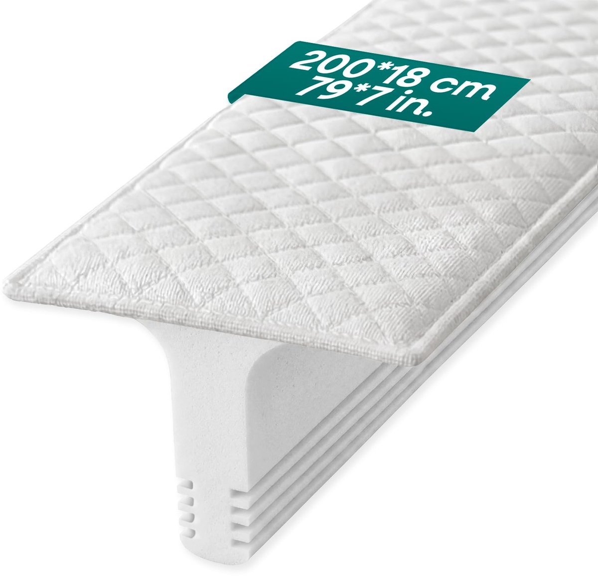 Dailygoods- Bedbrug Ergonomisch Ontwerp - Matras Verbinder - Verbindt 2 Matrassen - Hypoallergeen Schuim - Verbeterde Slaapkwaliteit - V-vormige Brug - Matrasverbinder