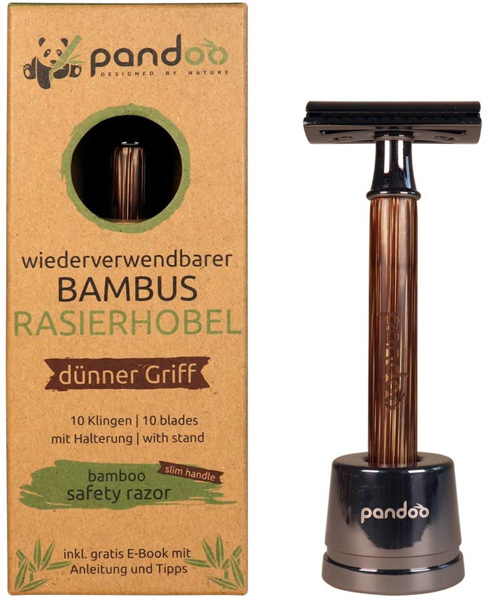 Dailygoods - Veiligheidsscheerapparaat met Bamboe Grip - Zero-Waste Uniseks