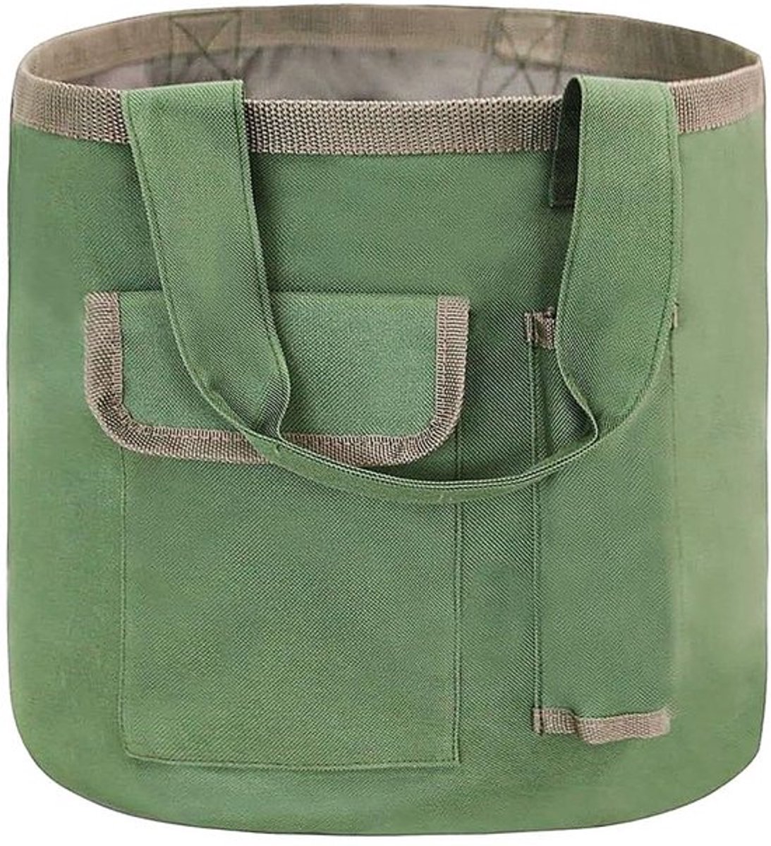 Gereedschapstas Ruimtebesparend - Opvouwbaar - Emmerontwerp met Handvat - Duurzaam - 2 Vakken - 30 x 29 cm - Opbergtas