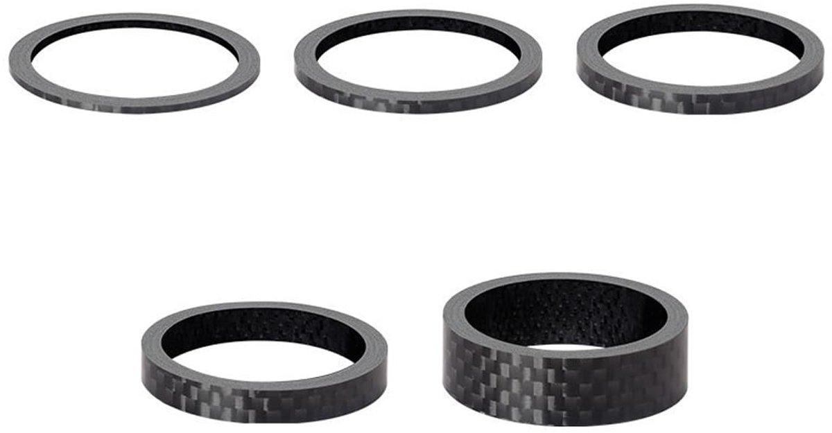 Dailygoods - 5PCS Fiets Voorvork Spacer Set - Handvat Spacer Ringen 1mm/2mm/3mm/5mm/10mm