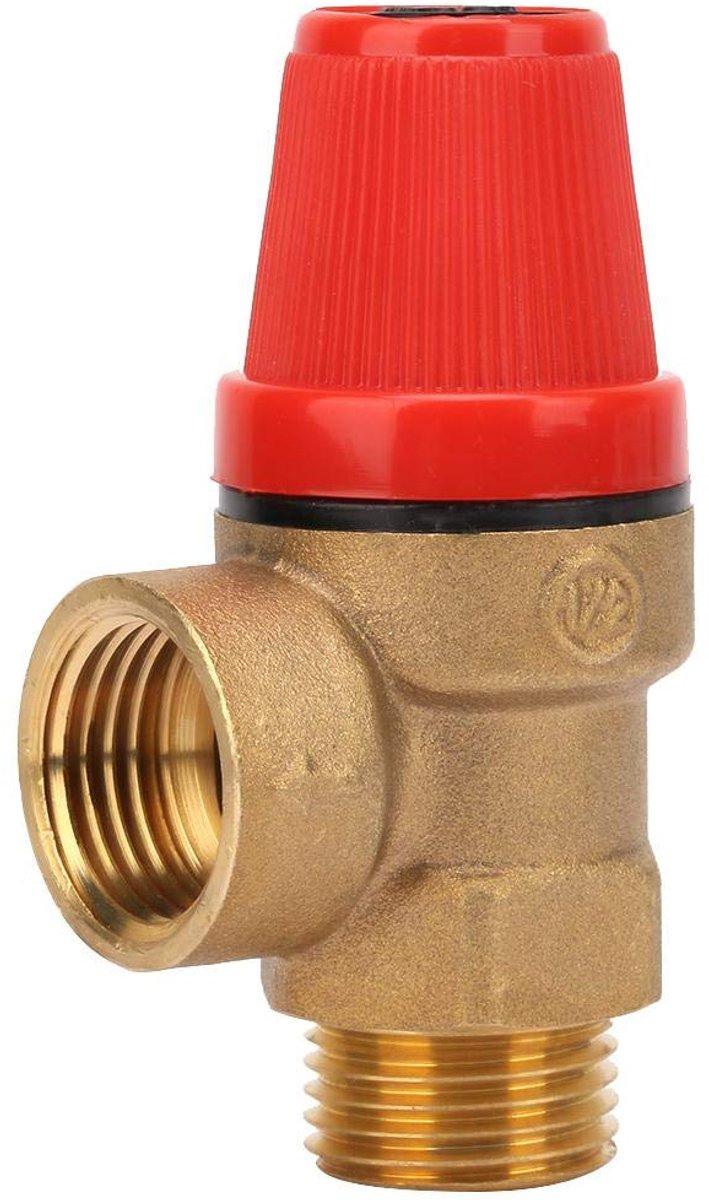 Dailygoods - Veiligheidsventiel voor Boiler - Hoogwaardige Messing G1/2''