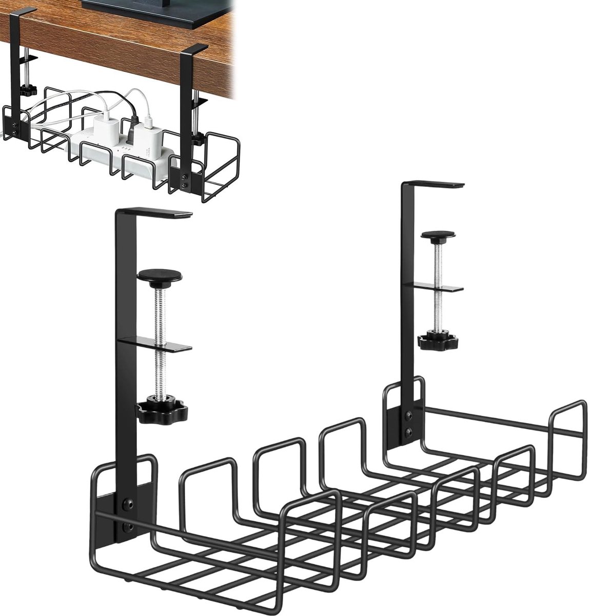 Dailygoods - Kabelgoot Onder Bureau - Kabelbeheer Lade Zonder Boren