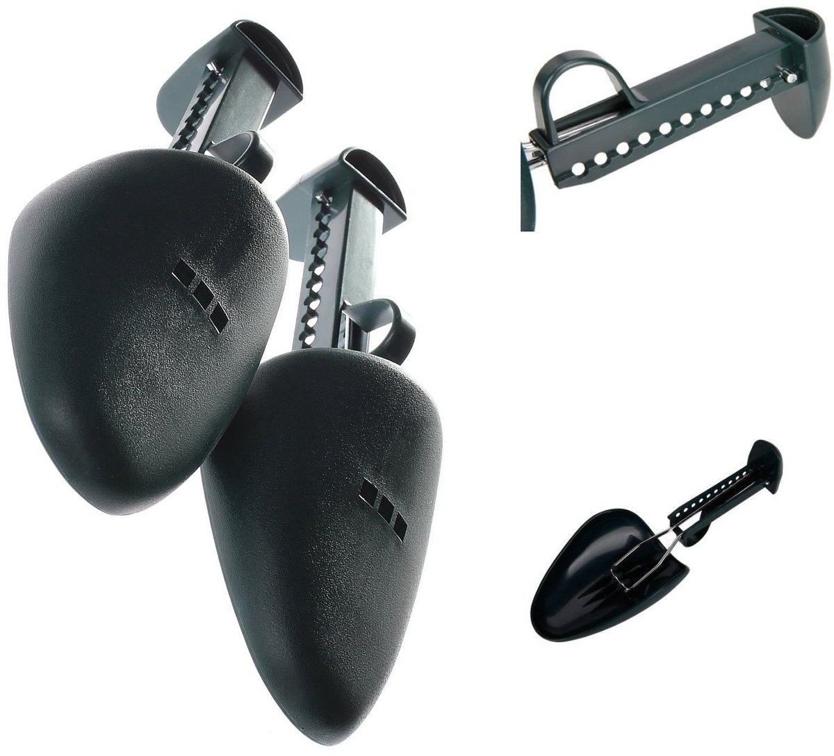 Dailygoods - Tuka Schoenstrekker voor Mannen en Vrouwen - Verstelbare Plastic en Metalen Schoenverzorging
