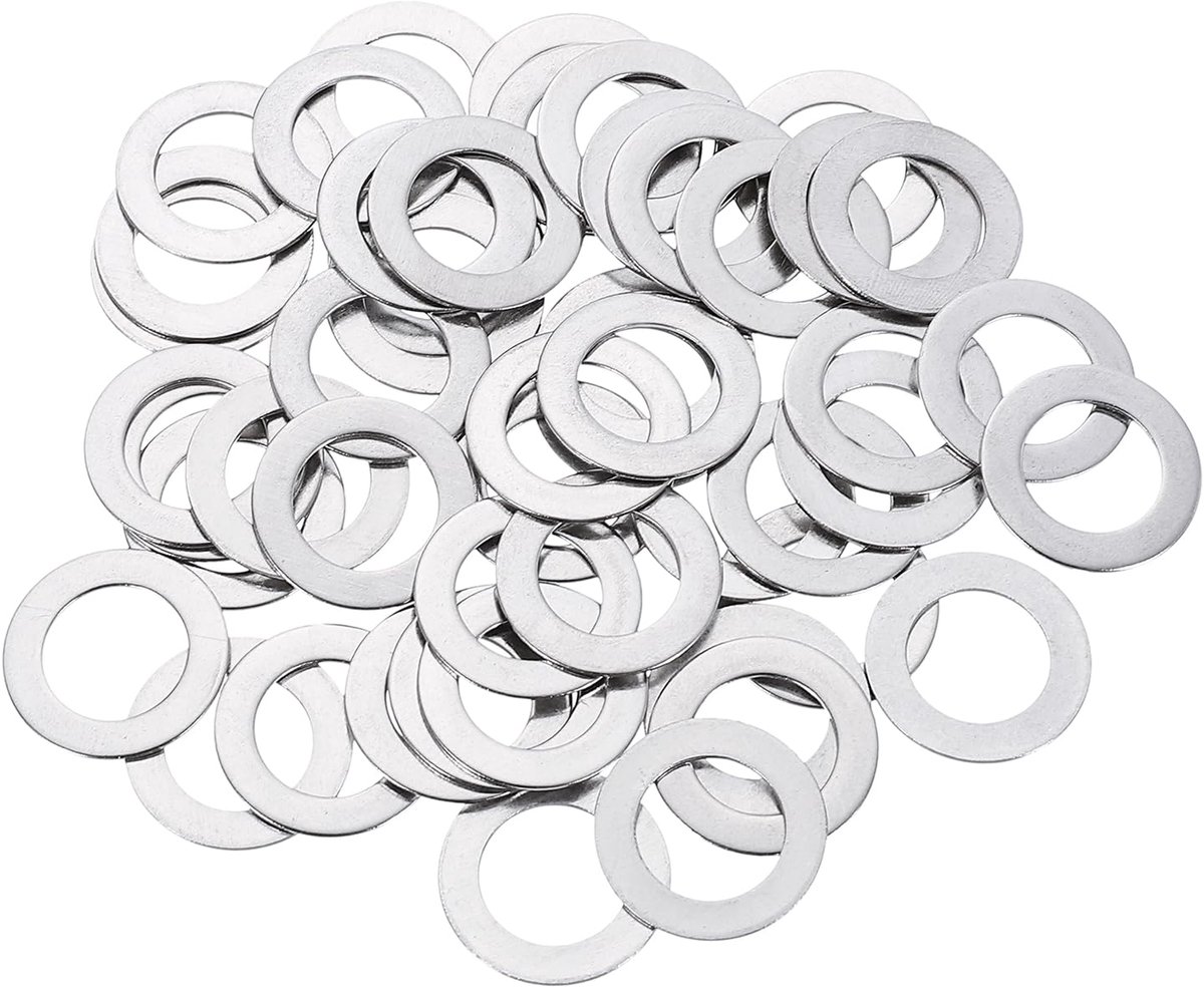 Dailygoods - M12 Sluitringen Set van 50 Stuks - Roestvrij Staal voor Schroeven en Bouten