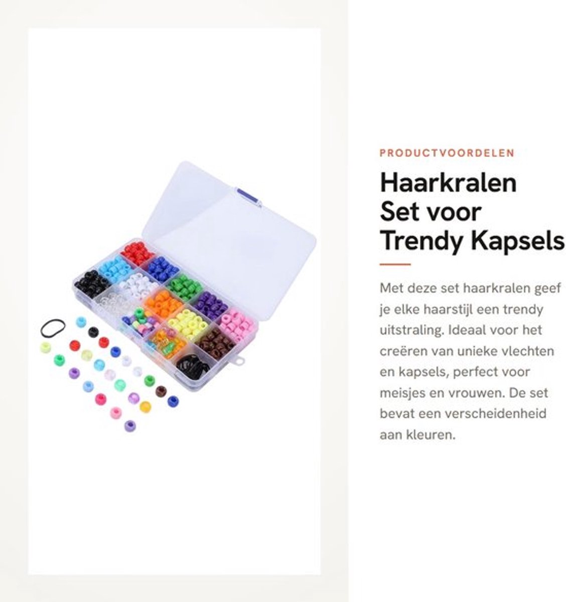 Haarkralen 30 Stuks per Kleur - Kleurige Haarkralen - DIY Kapselaccessoires - Vlechtgereedschap - Modieuze Haaraccessoires - Eenvoudig in Gebruik