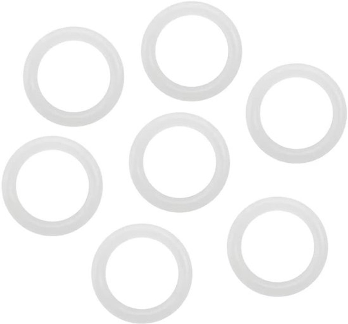 - Rubberen O-ring - Afdichtringen - Flexibel en duurzaam - Helder silicone - Afdichting ring - 100 stuks - Geschikt voor diverse toepassingen