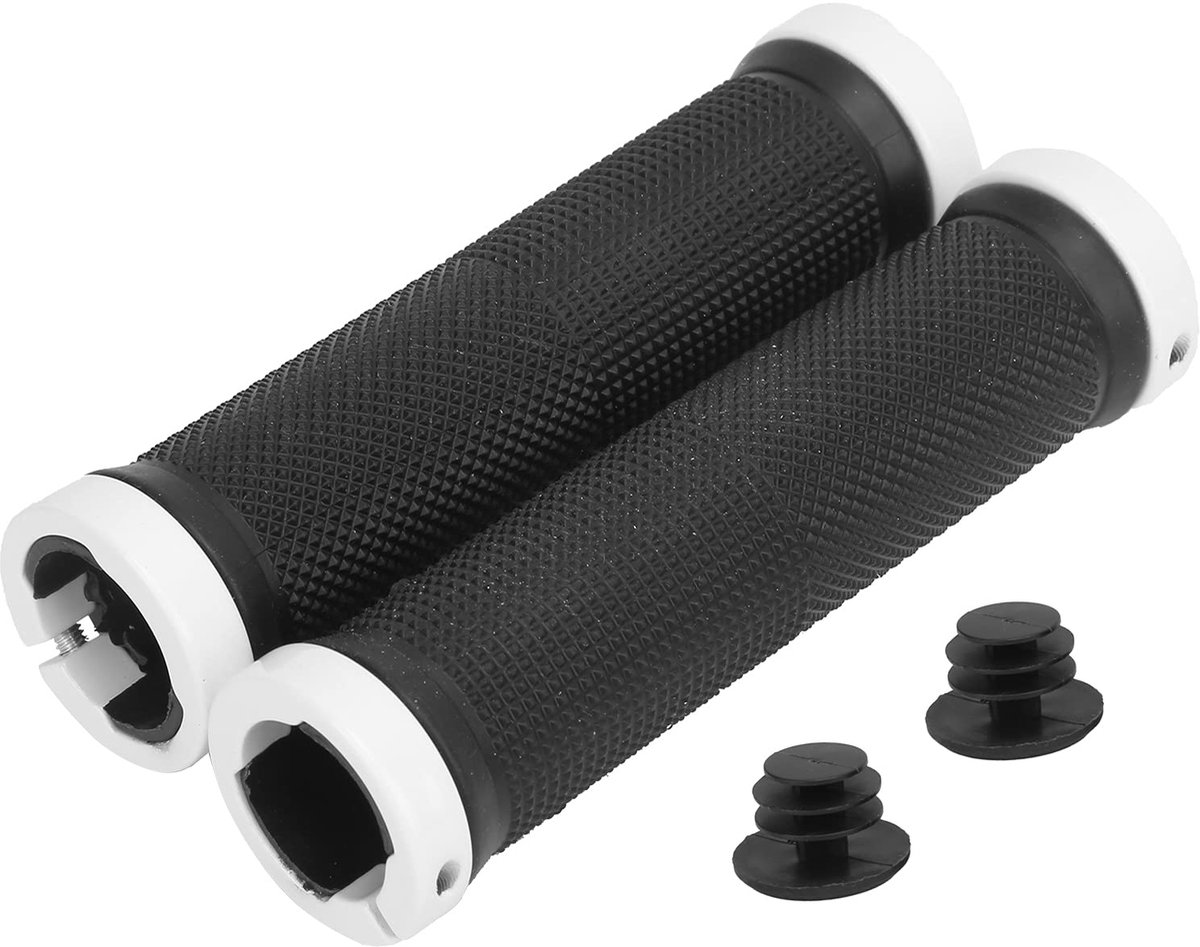 Dailygoods - Fietsstuurgrepen met Antislip Rubber - 22mm Aluminium