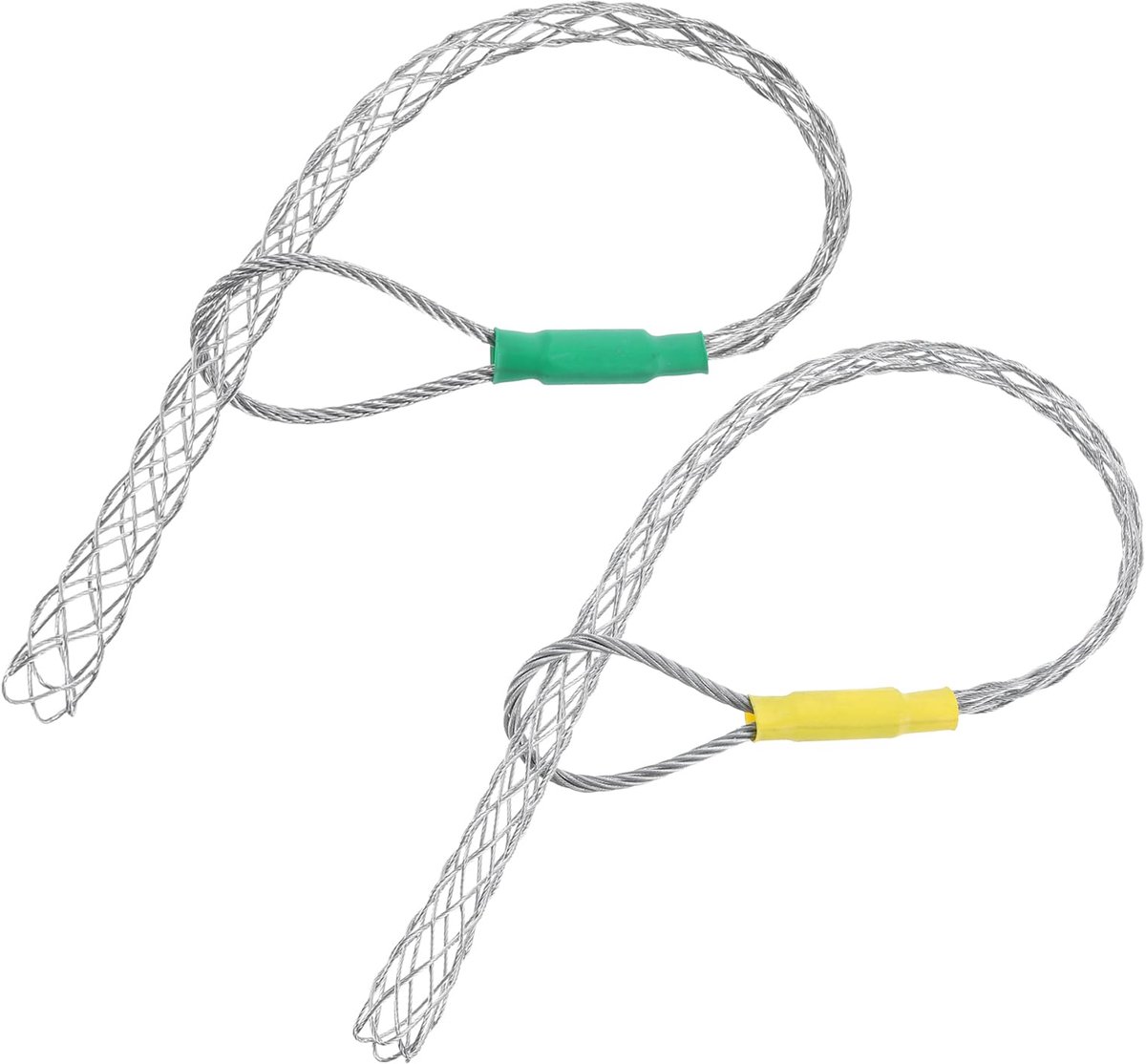 Dailygoods - Ferrule voor Kabeltangen 12-15 mm + 20-25 mm - Groen en Geel
