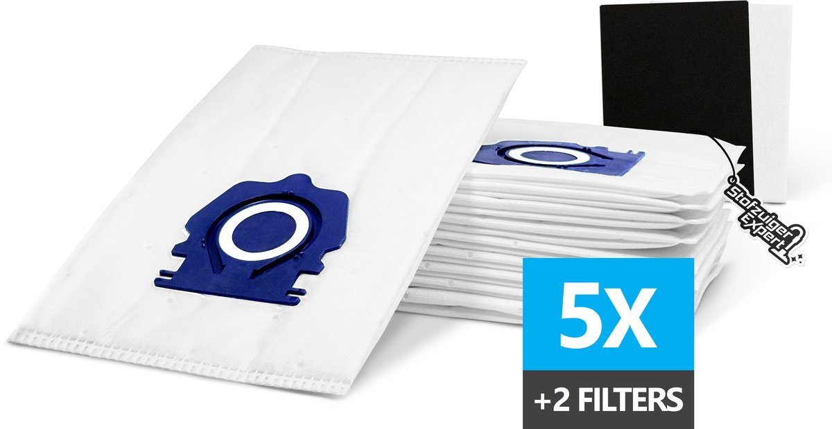 5x PREMIUM PRO 3D Stofzuigerzakken Geschikt voor Miele GUARD - 5 Stofzakken + Hygiëne en Motor filter meegeleverd! Premium kwaliteit zakken - Cat & Dog - Anti Allergie -Geschikt voor o.a. Miele GUARD L1, M1, S1
