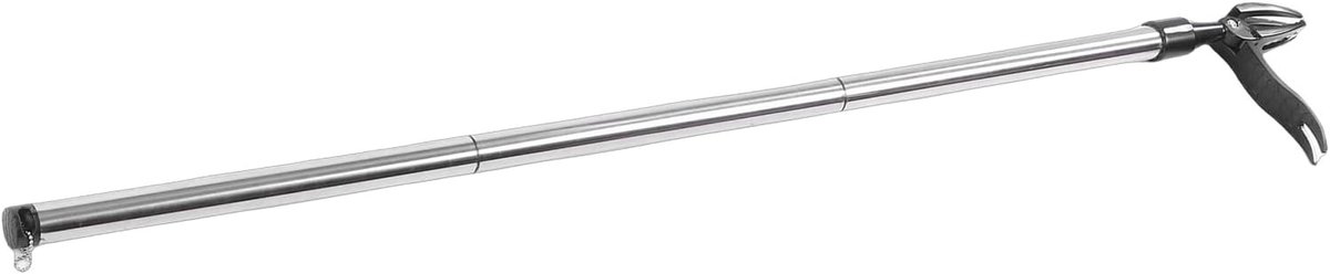 Onkruidverwijderaar Lange Steel - Wiedhulp Tuin - Onkruid Wieden - Staand Gebruik - 35 x 15 cm - Zilver
