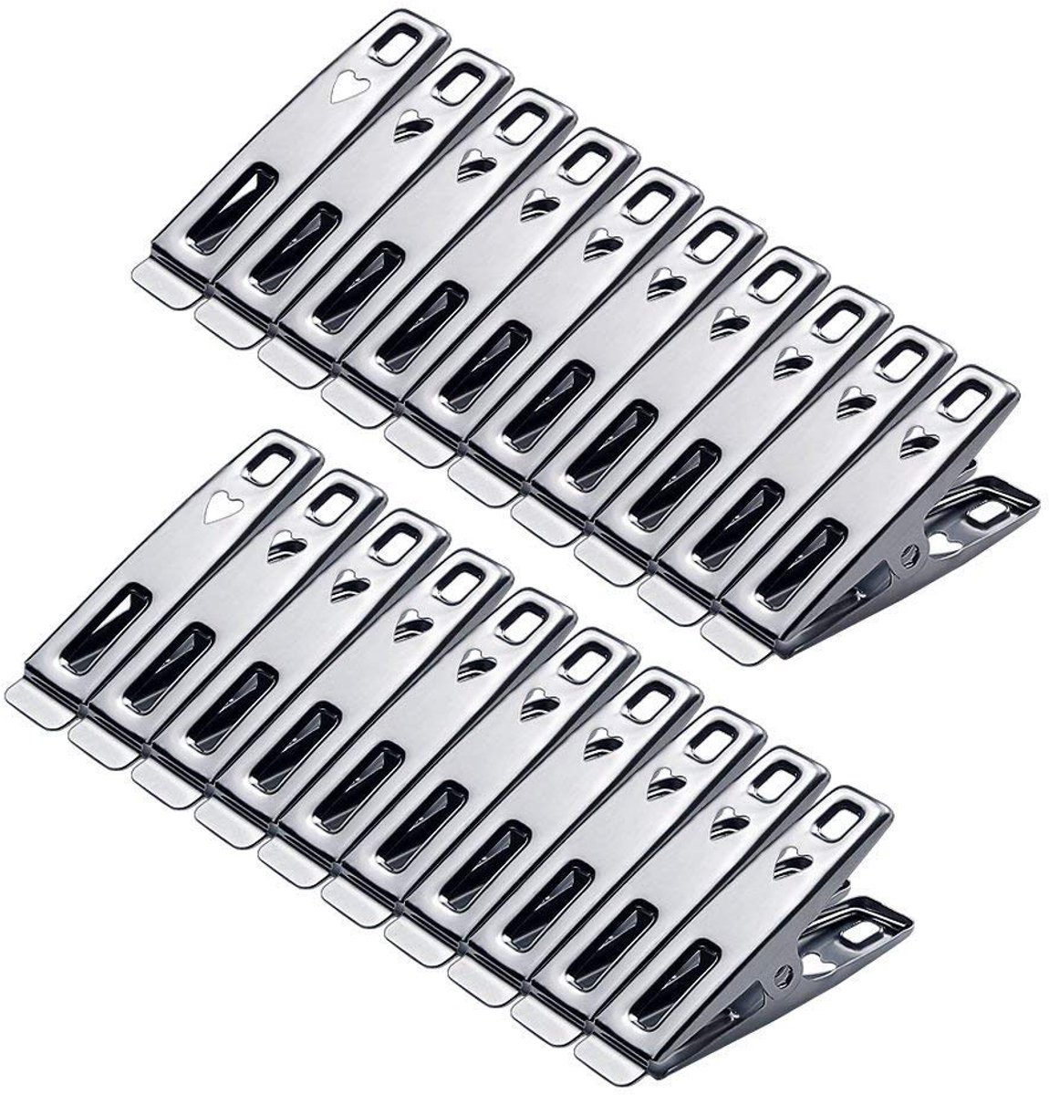 Dailygoods - 80 Stuks Wasknijpers - Multifunctionele Clips voor Kleding en Snacks