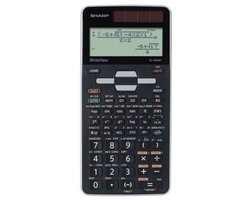 Sharp wetenschappelijke rekenmachine - zwart - 1x LR44 batterij