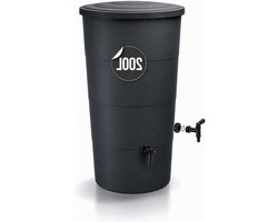 Regenton met Kraan - Waterton Regenopvang - Tuin Besproeien - Modern Glad Oppervlak - 200 Liter - Antraciet