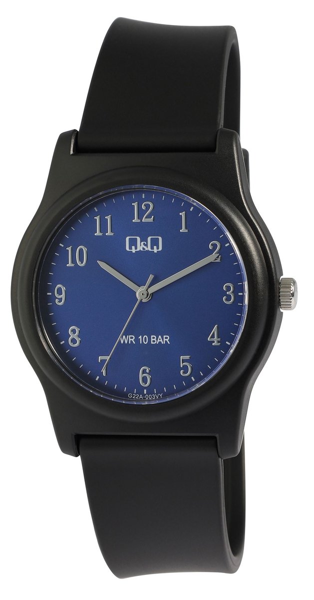 Q&Q Herenhorloge Resin Mineralglas