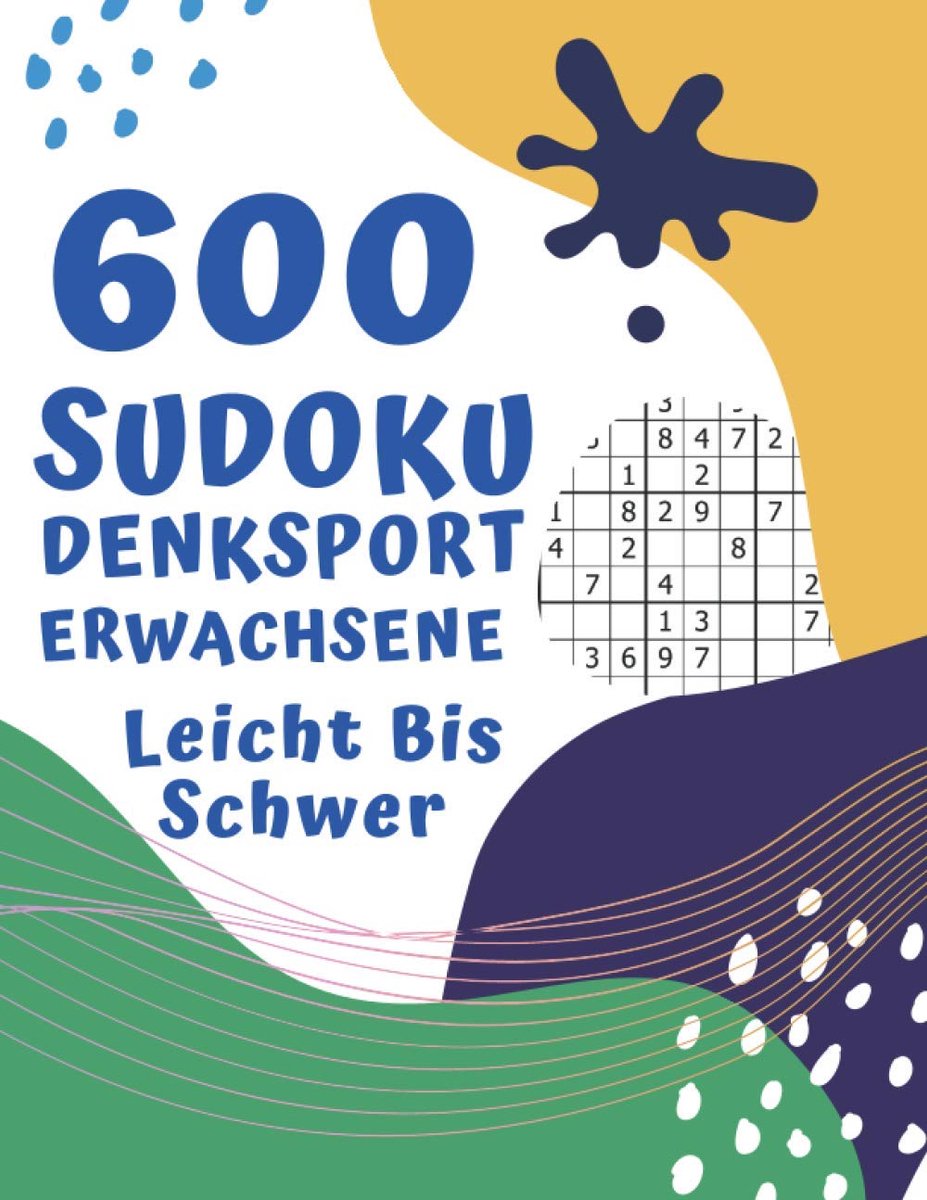 SnelShoppen - 600 Sudoku Puzzels voor Volwassenen - Logische Denkspellen van Licht tot Moeilijk - Ideaal voor Versterking van Concentratie en Breintra